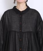 コットンラミースラブローン　2wayワンピース